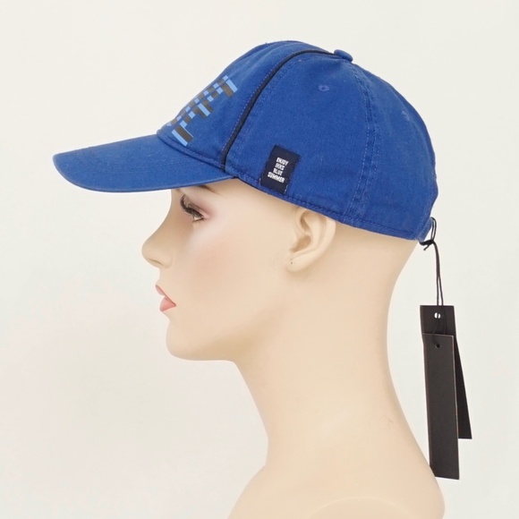 IKKS BLUE Cotton Baseball Cap Hat NWT - Picture 3 of 5